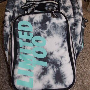 NWT-Limited Too Colorblock Ripstop Backpack & Lunch Bag Set